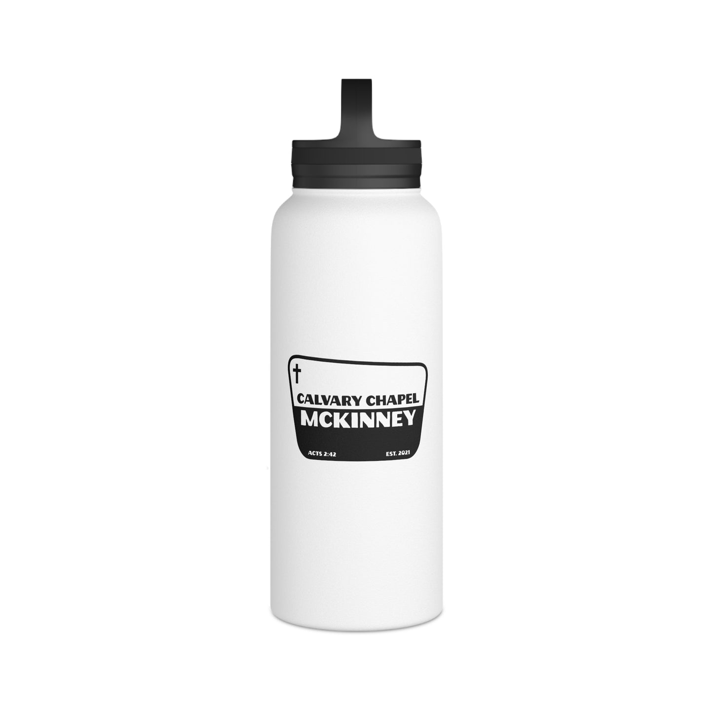 Stainless Steel Water Bottle, Handle Lid