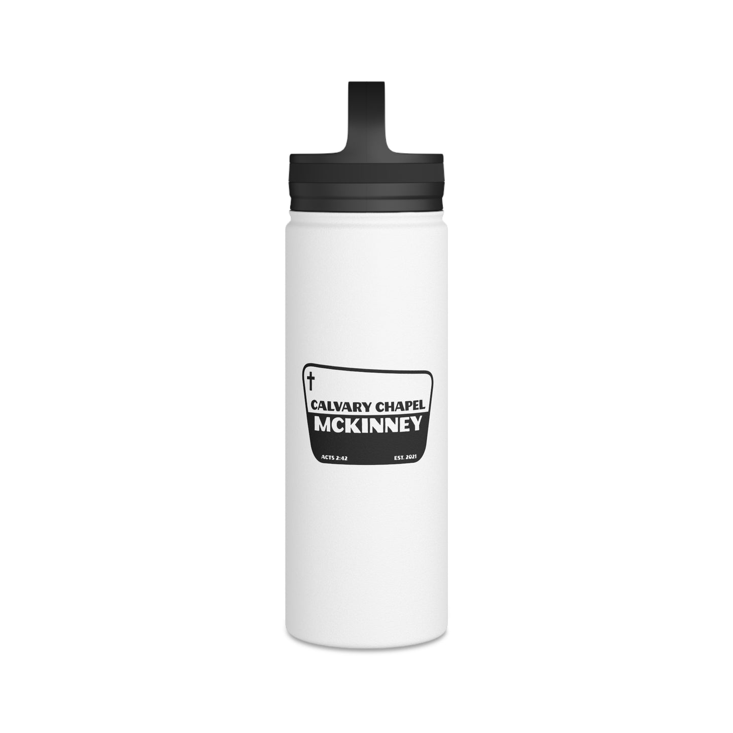 Stainless Steel Water Bottle, Handle Lid