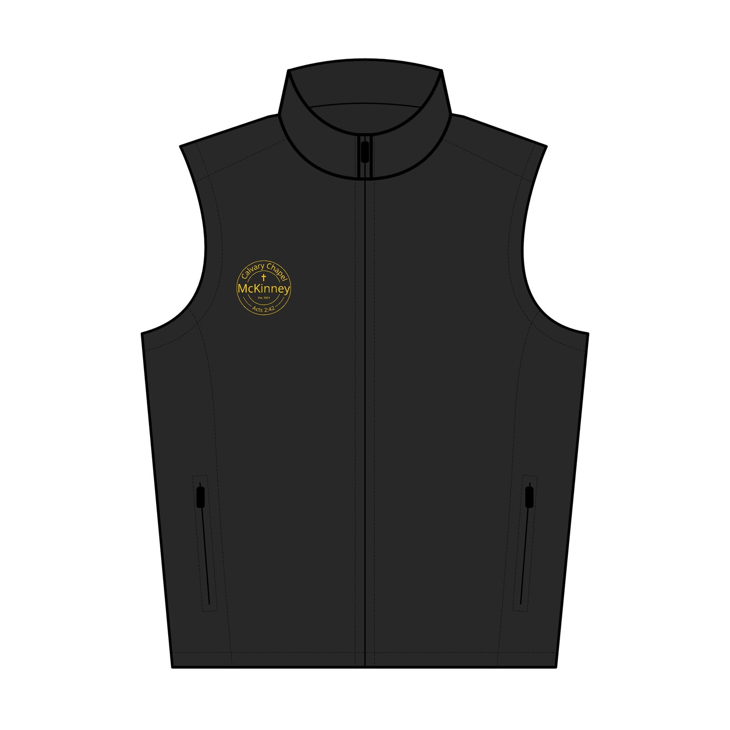 CCM Logo Men's Core Soft Shell Vest (Embroidery)