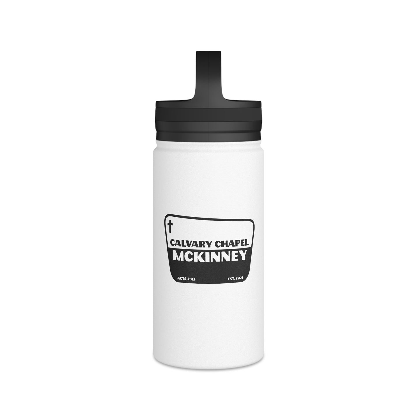 Stainless Steel Water Bottle, Handle Lid